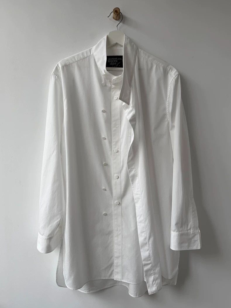 Yohji Yamamoto Yohji Yamamoto Deconstructed White Shirt 2022AW Size US M / EU 48-50 / 2 - 3 Thumbnail