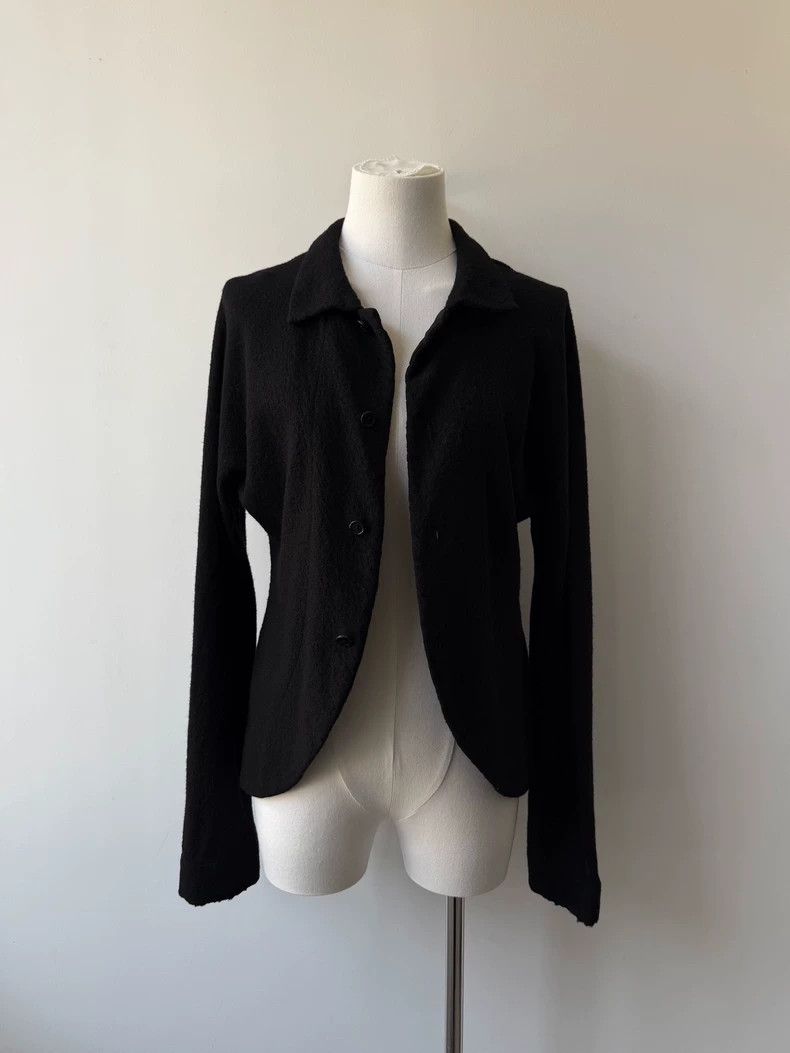Yohji Yamamoto Yohji Yamamoto Wool Short Jacket Coat Size US M / EU 48-50 / 2 - 2 Thumbnail