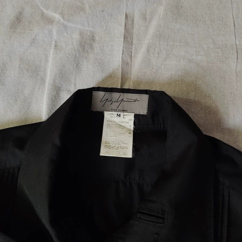 Yohji Yamamoto Yohji Yamamoto Pleated Neck Long Sleeve Shirt Size US M / EU 48-50 / 2 - 3 Thumbnail