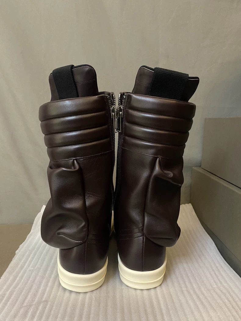 Rick Owens Rick Owens High Top Leather Boots Size 43 Size US 10 / EU 43 - 4 Thumbnail