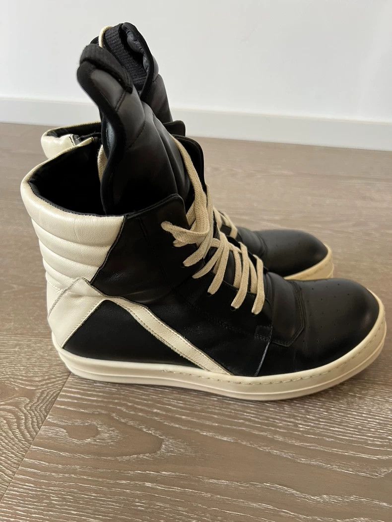 Rick Owens Rick Owens Black High-Top Sneakers Size 39 Size US 8 / EU 41 - 2 Thumbnail