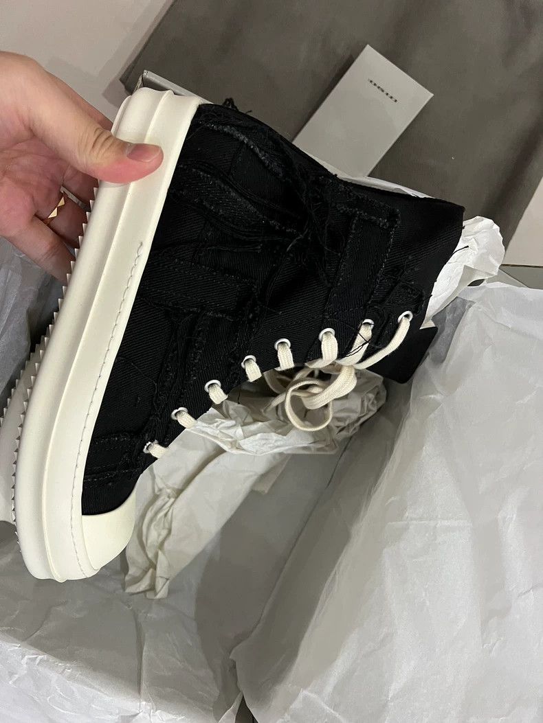 Rick Owens Rick Owens Distressed High-Top Sneakers Size US 9 / EU 42 - 3 Thumbnail