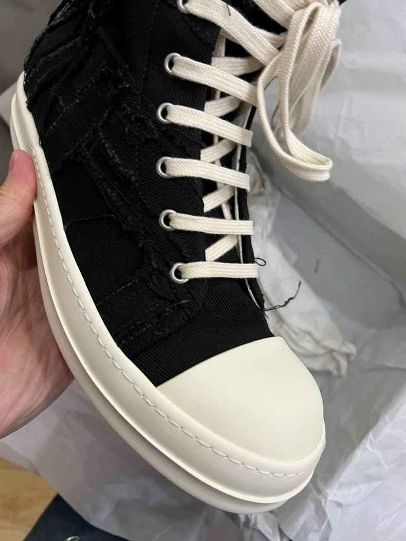 Rick Owens Rick Owens Distressed High-Top Sneakers Size US 9 / EU 42 - 9 Thumbnail