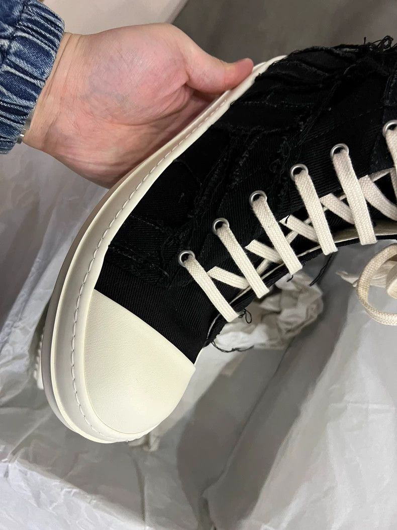 Rick Owens Rick Owens Distressed High-Top Sneakers Size US 9 / EU 42 - 4 Thumbnail