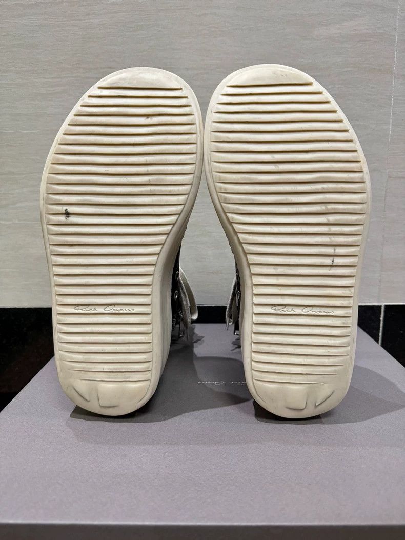 Rick Owens Rick Owens Black and White High-Top Sneakers Size US 7.5 / EU 40-41 - 4 Thumbnail