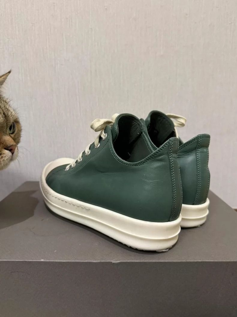 Rick Owens Rick Owens White and Green Sneakers Size US 5.5 / EU 38 - 4 Thumbnail