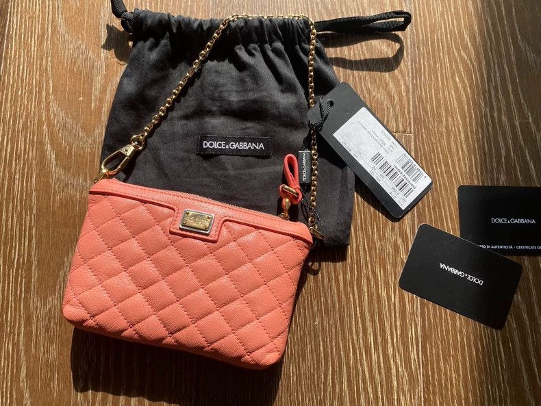 Dolce & Gabbana Pink Dolce & Gabbana Phone Wallet Bag Size ONE SIZE - 7 Thumbnail