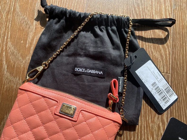 Dolce & Gabbana Pink Dolce & Gabbana Phone Wallet Bag Size ONE SIZE - 6 Thumbnail