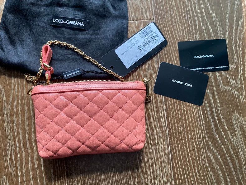 Dolce & Gabbana Pink Dolce & Gabbana Phone Wallet Bag Size ONE SIZE - 5 Thumbnail