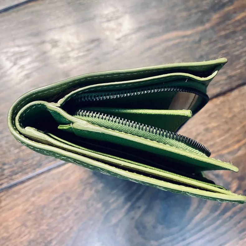 Bottega Veneta Long Green Wallet Bag for Personal Use Size ONE SIZE - 8 Thumbnail