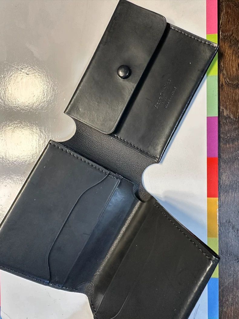 Acne Studios Acne Studios Leather Card Holder Wallet Size ONE SIZE - 3 Thumbnail