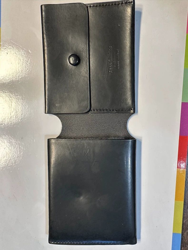 Acne Studios Acne Studios Leather Card Holder Wallet Size ONE SIZE - 2 Thumbnail