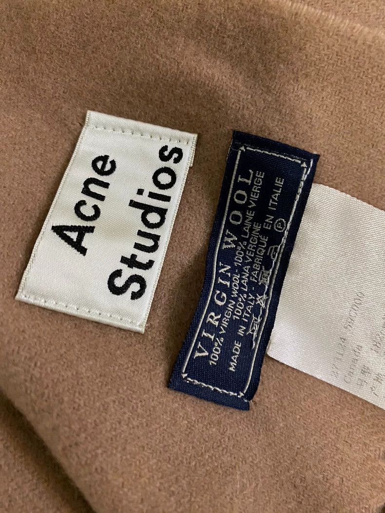 Acne Studios Acne Studios Classic Camel Wool Scarf Size ONE SIZE - 6 Thumbnail