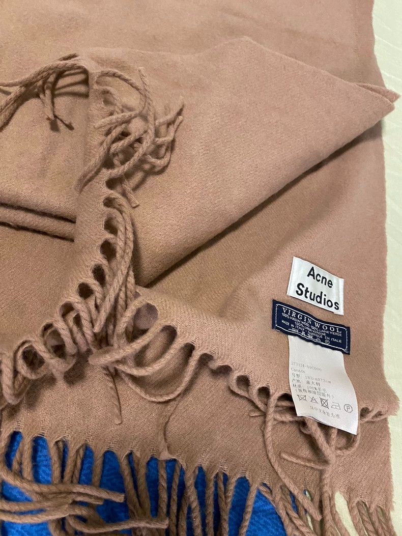 Acne Studios Acne Studios Classic Camel Wool Scarf Size ONE SIZE - 9 Thumbnail