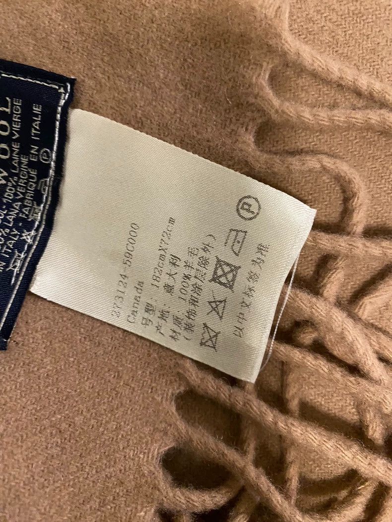 Acne Studios Acne Studios Classic Camel Wool Scarf Size ONE SIZE - 7 Thumbnail