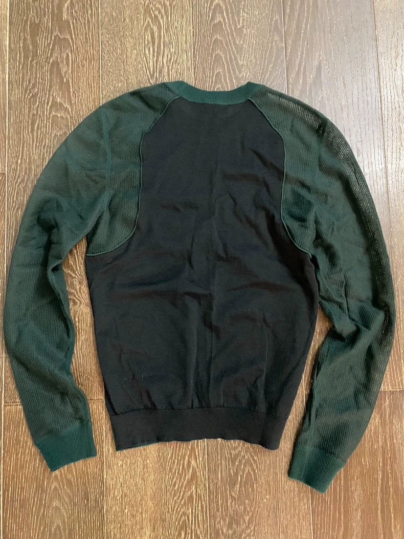 Lanvin LANVIN Green Long Sleeve Top with Flaws Size US M / EU 48-50 / 2 - 7 Thumbnail