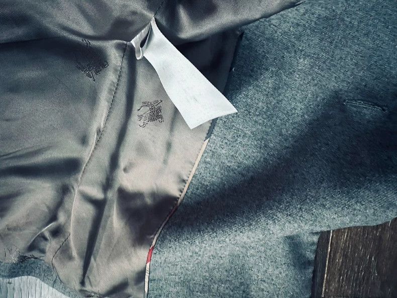 Burberry Burberry Wool Blazer Grey Color Size US XXS / EU 40 - 7 Thumbnail