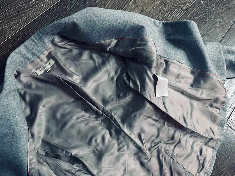 Burberry Burberry Wool Blazer Grey Color Size US XXS / EU 40 - 5 Thumbnail