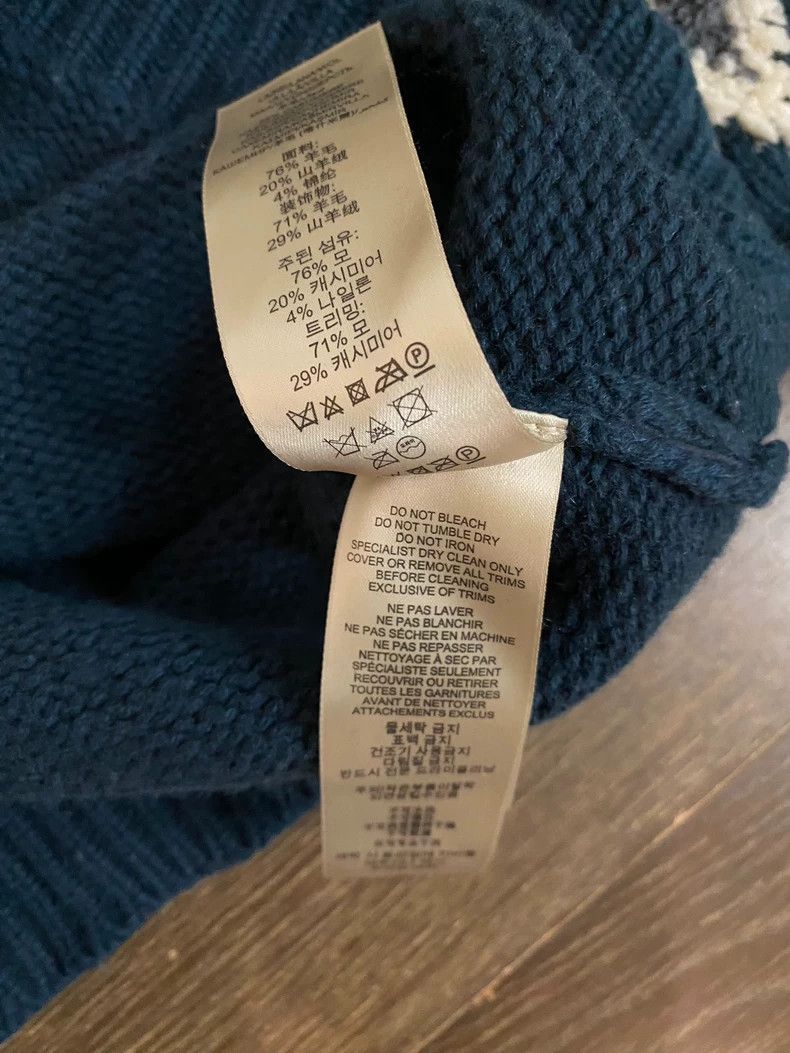Burberry Burberry Wool Sweater in Navy Color Size US S / EU 44-46 / 1 - 4 Thumbnail
