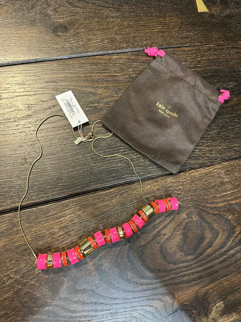 Kate Spade Kate Spade Necklace with Pink Beads Size ONE SIZE - 7 Thumbnail