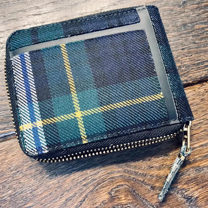 Comme des Garcons Comme des Garçons Plaid Wallet Size ONE SIZE - 2 Thumbnail