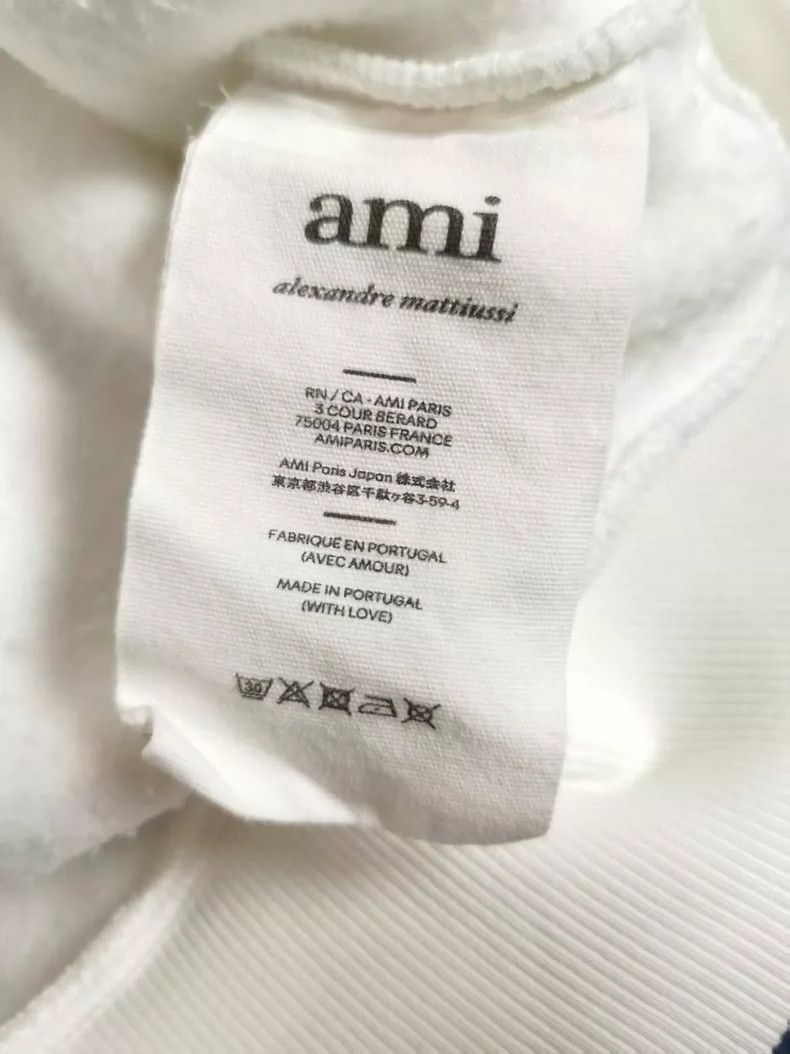 AMI AMI Men's White Hooded Sweatshirt Size US M / EU 48-50 / 2 - 5 Thumbnail