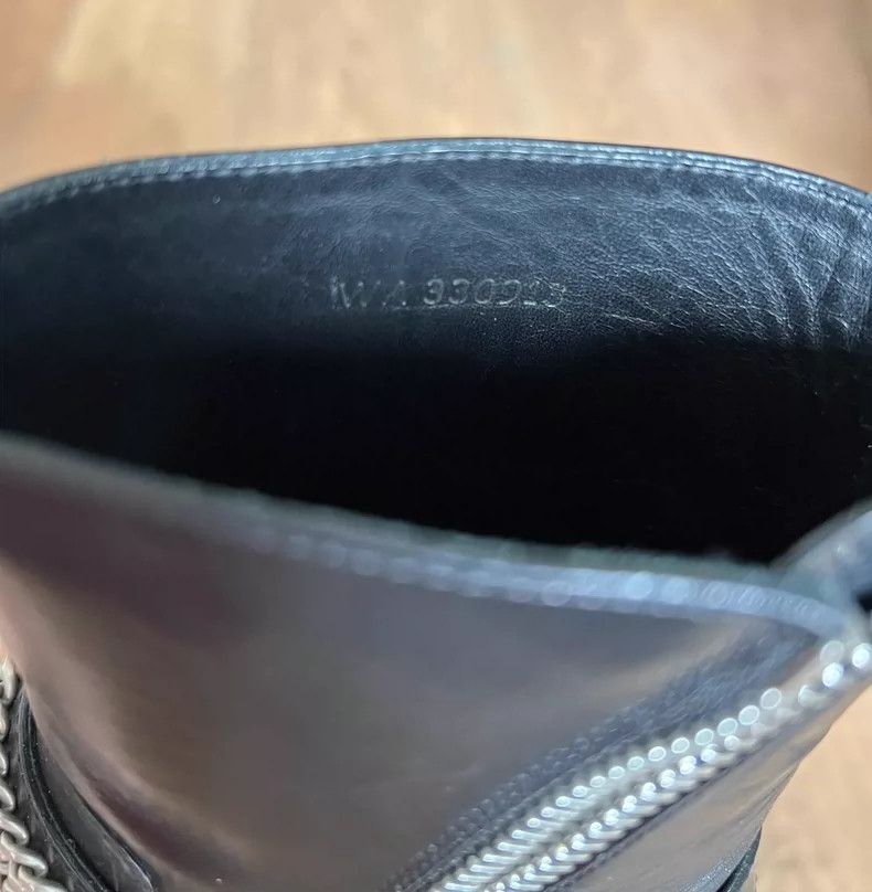 Saint Laurent Paris Saint Laurent Chain Detail Ankle Boots Size US 7 / EU 40 - 7 Thumbnail