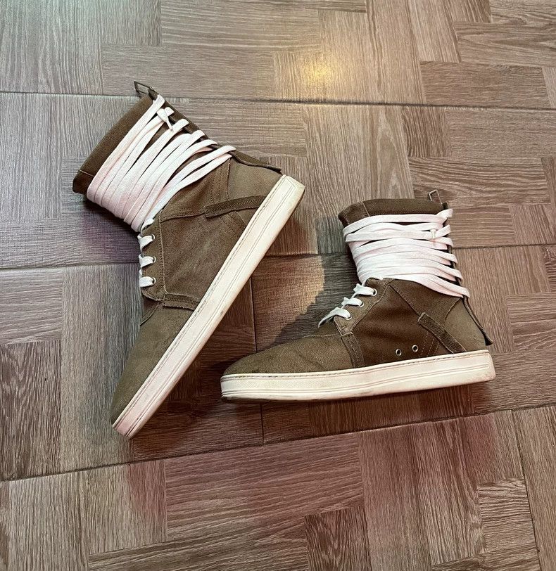 Dior Dior Lace-up Suede Boots Size 44 Size US 10 / EU 43 - 4 Thumbnail