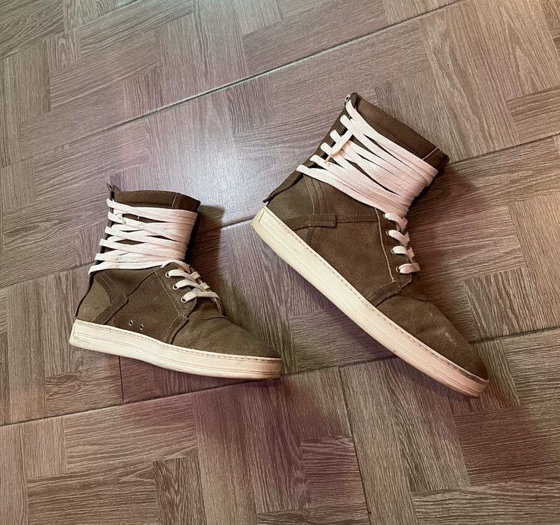 Dior Dior Lace-up Suede Boots Size 44 Size US 10 / EU 43 - 5 Thumbnail