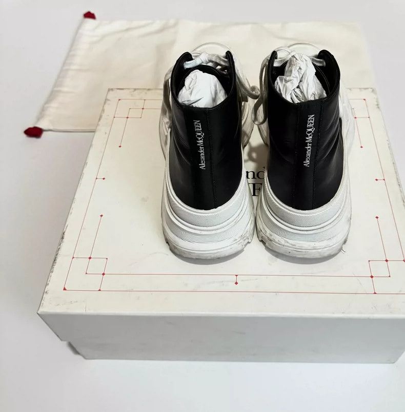 Alexander McQueen Alexander McQueen Leather High-Top Sneakers Size US 9 / EU 42 - 6 Thumbnail