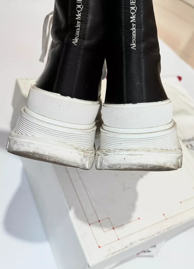 Alexander McQueen Alexander McQueen Leather High-Top Sneakers Size US 9 / EU 42 - 7 Thumbnail