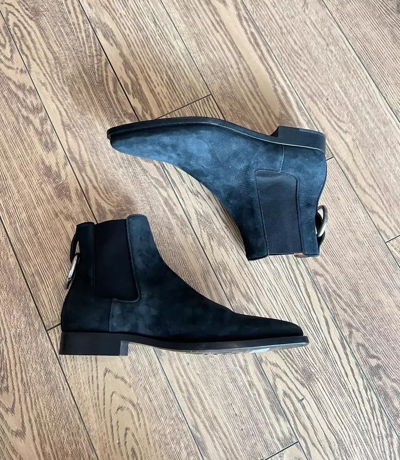 Givenchy Givenchy Black Suede Chelsea Boots Size 43 Size US 10 / EU 43 - 4 Thumbnail