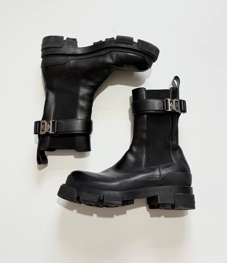 Givenchy Givenchy High-Top Chelsea Boots with Metal Buckle Size US 9 / EU 42 - 3 Thumbnail