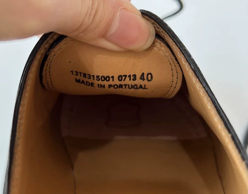 Givenchy Givenchy Black Oxford Shoes with Metallic Detail Size US 8 / EU 41 - 9 Thumbnail