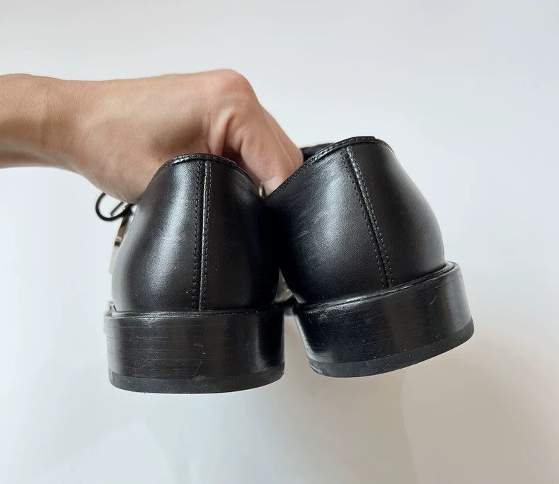 Givenchy Givenchy Black Oxford Shoes with Metallic Detail Size US 8 / EU 41 - 7 Thumbnail