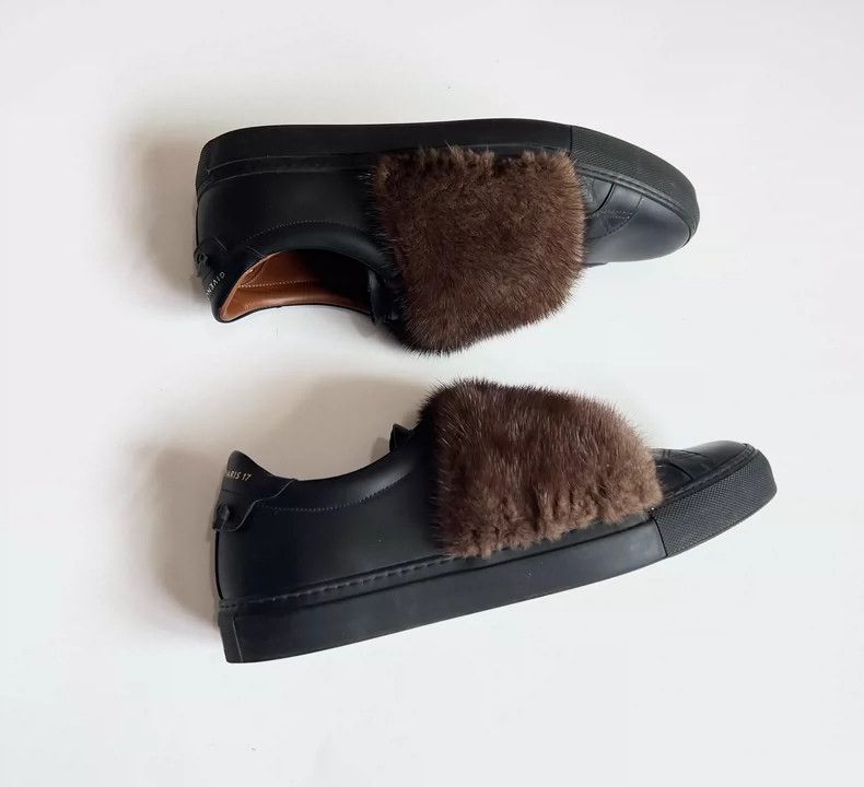 Givenchy Givenchy Mink Fur Casual Leather Shoes Size US 10 / EU 43 - 3 Thumbnail