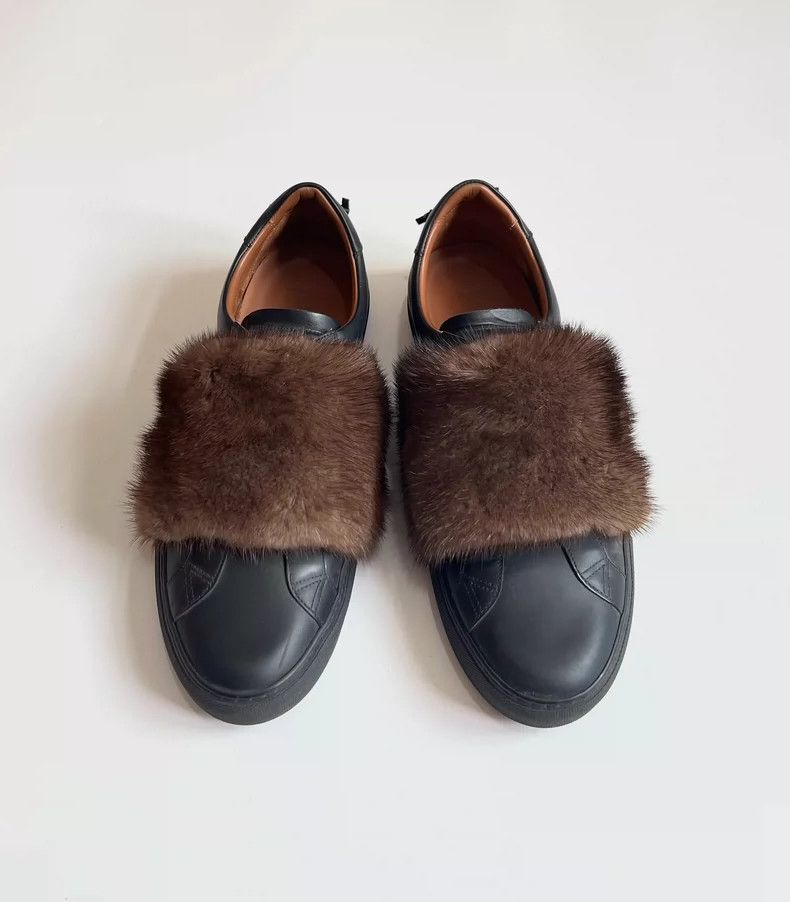 Givenchy Givenchy Mink Fur Casual Leather Shoes Size US 10 / EU 43 - 2 Thumbnail