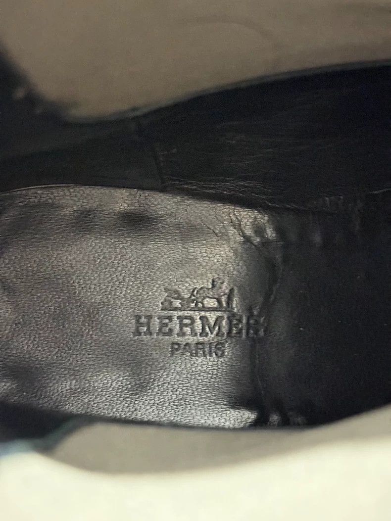 Hermes Hermes Khaki Suede Chelsea Boots Size US 8 / EU 41 - 7 Thumbnail