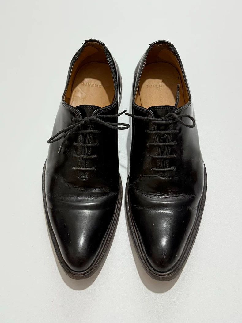 Givenchy Givenchy Black Oxford Leather Shoes Size 41 Size US 8 / EU 41 - 2 Thumbnail