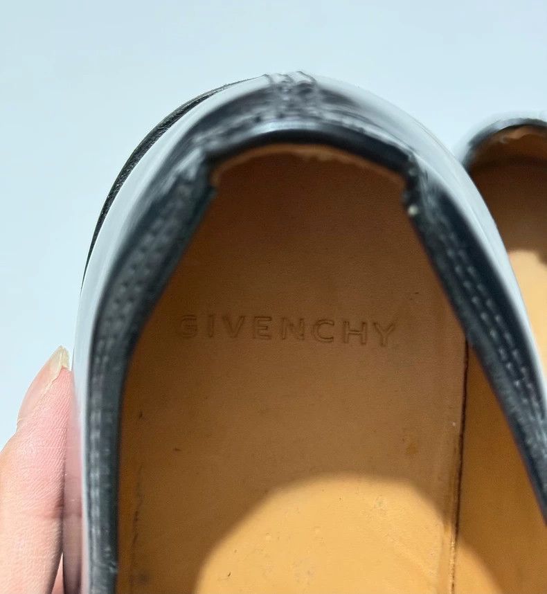 Givenchy Givenchy Black Oxford Leather Shoes Size 41 Size US 8 / EU 41 - 8 Thumbnail