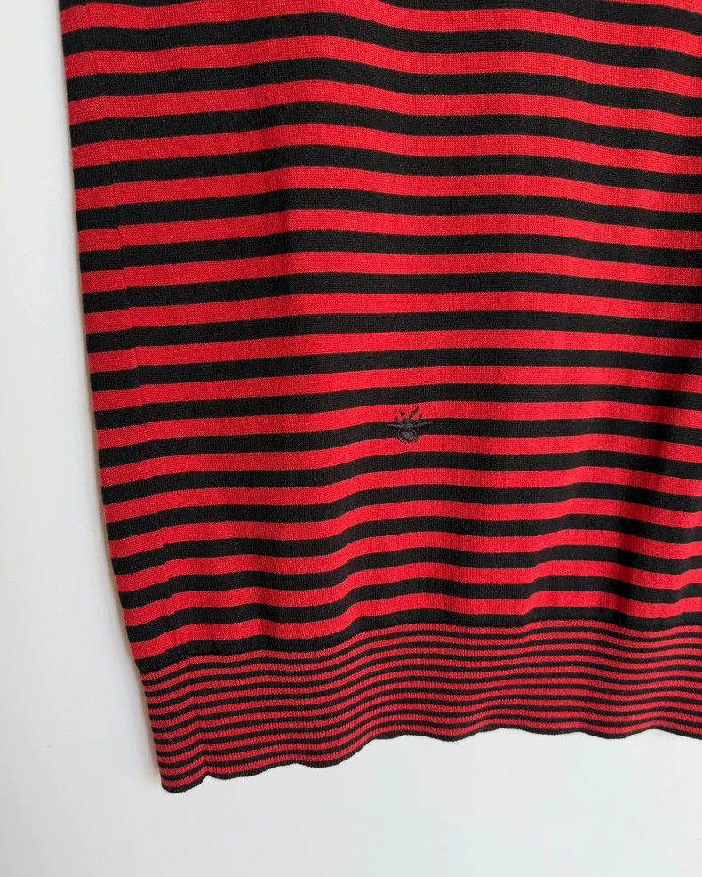 Dior Dior Wool Striped Short Sleeve Polo Shirt Size US M / EU 48-50 / 2 - 4 Thumbnail