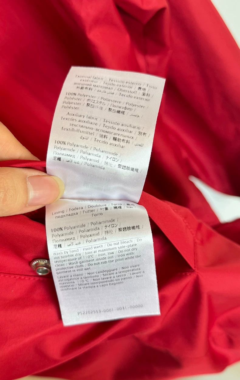 Valentino Valentino Red Coach Jacket Outerwear Size US L / EU 52-54 / 3 - 7 Thumbnail