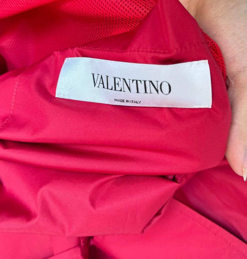 Valentino Valentino Red Coach Jacket Outerwear Size US L / EU 52-54 / 3 - 5 Thumbnail