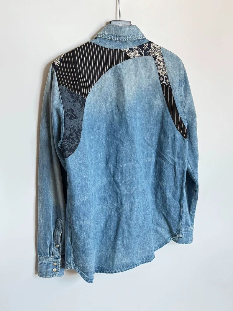 Alexander McQueen Alexander McQueen Denim Shirt with Suspender Design Size US L / EU 52-54 / 3 - 4 Thumbnail
