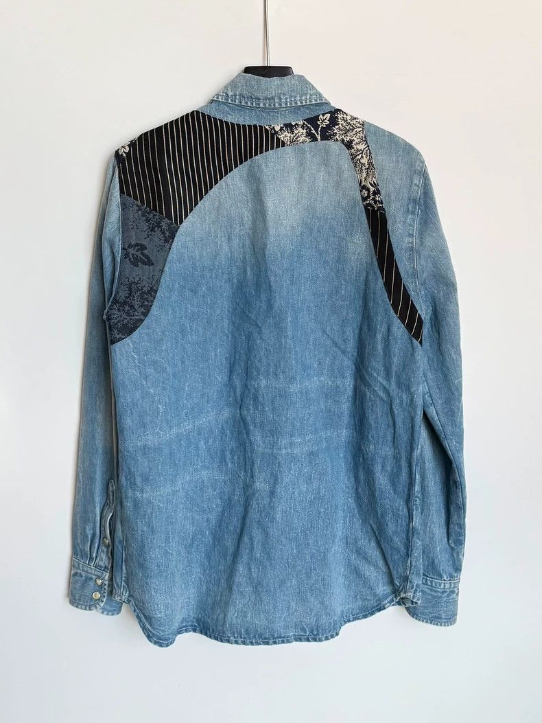 Alexander McQueen Alexander McQueen Denim Shirt with Suspender Design Size US L / EU 52-54 / 3 - 3 Thumbnail