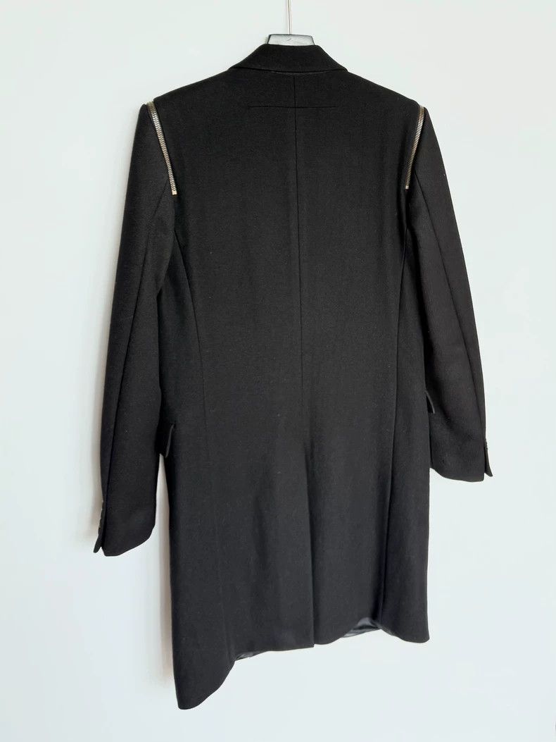 Givenchy Givenchy Zip-Detail Black Wool Coat Size US M / EU 48-50 / 2 - 4 Thumbnail