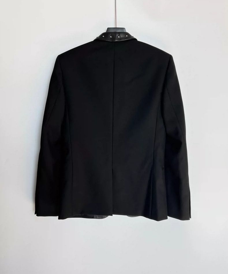 Saint Laurent Paris Saint Laurent Studded Lapel Blazer Jacket Size US S / EU 44-46 / 1 - 4 Thumbnail