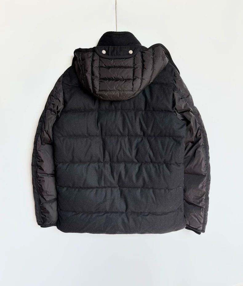 Moncler Moncler Wool Padded Down Jacket Coat Size US L / EU 52-54 / 3 - 2 Thumbnail