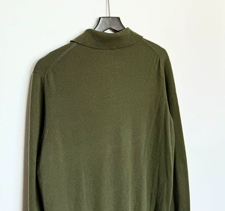 Emporio Armani Giorgio Armani Cashmere Long Sleeve Polo Sweater Size US L / EU 52-54 / 3 - 4 Thumbnail