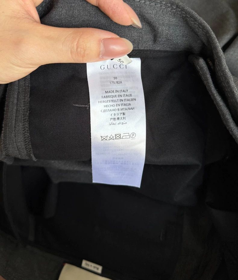 Gucci Gucci Grey Wool Suit Shorts Size US 5 / EU 37 - 6 Thumbnail